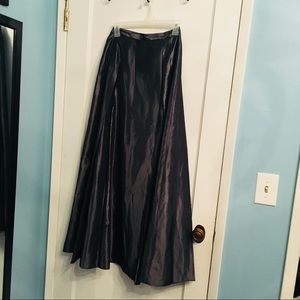 Long gray skirt